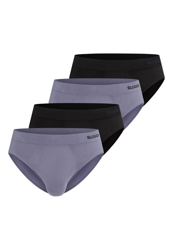 sloggi Slip 4er Pack men GO Smooth (Spar-Set, 4-St) Slip / Unterhose - Baumwolle - ohne Eingriff - Atmungsaktiv von sloggi