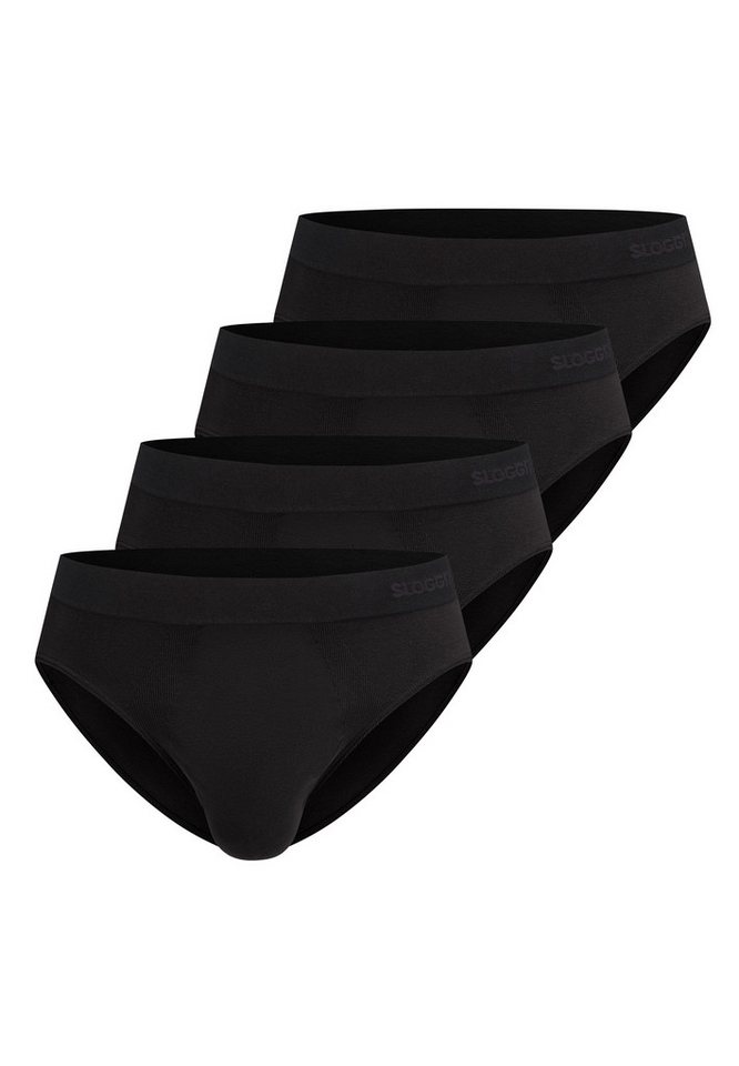 sloggi Slip 4er Pack men GO Smooth (Spar-Set, 4-St) Slip / Unterhose - Baumwolle - ohne Eingriff - Atmungsaktiv von sloggi