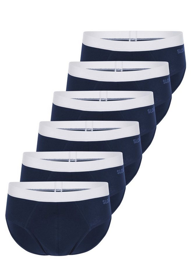 sloggi Slip 6er Pack men GO ABC 2.0 (Spar-Set, 6-St) Slip / Unterhose - Baumwolle - ohne Eingriff von sloggi
