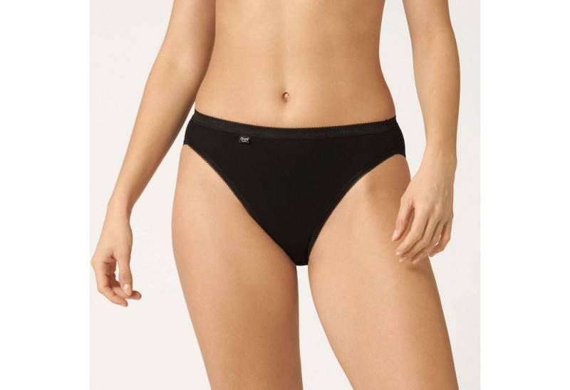 sloggi Slip Basic+ (3-St) softe Baumwolle, klassischer Taillenslip, Logo, im 3er Pack von sloggi