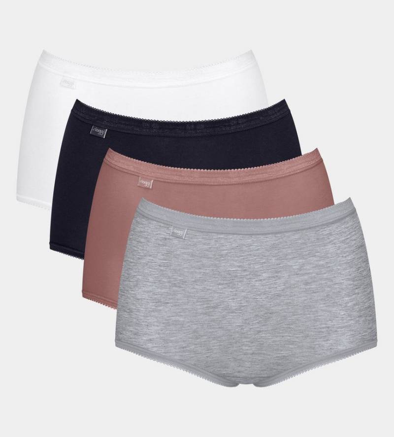 sloggi Slip Basic+ Maxi C4P (4er Pack) perfekter Sitz von sloggi