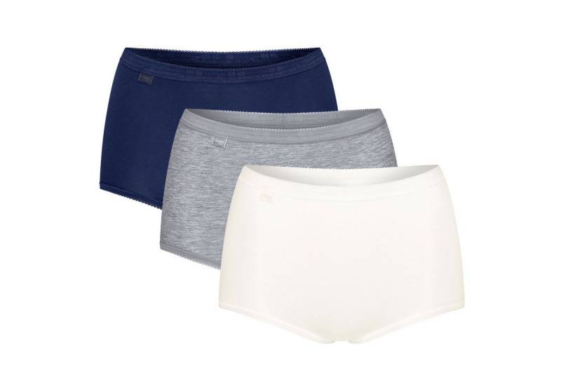 sloggi Slip Basic + (3-St., 3er Pack) mit soften elastische Bündchen an Bund- und Beinausschnitten 3er Pack von sloggi