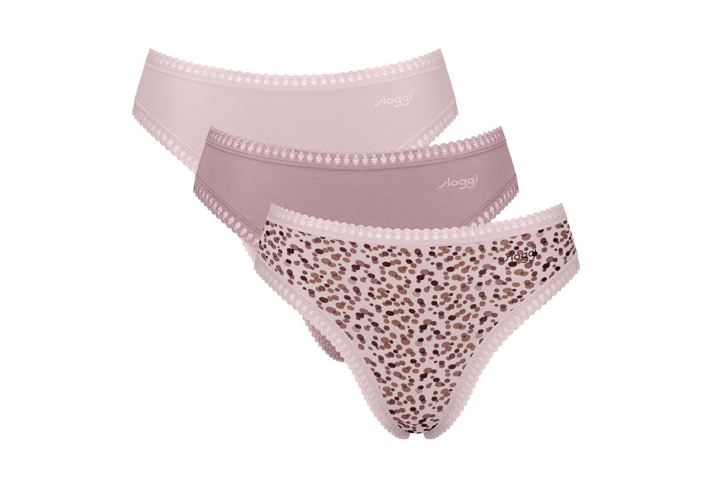 sloggi Slip Damen Slip 3er Pack Baumwolle (Packung, 3er Pack) von sloggi