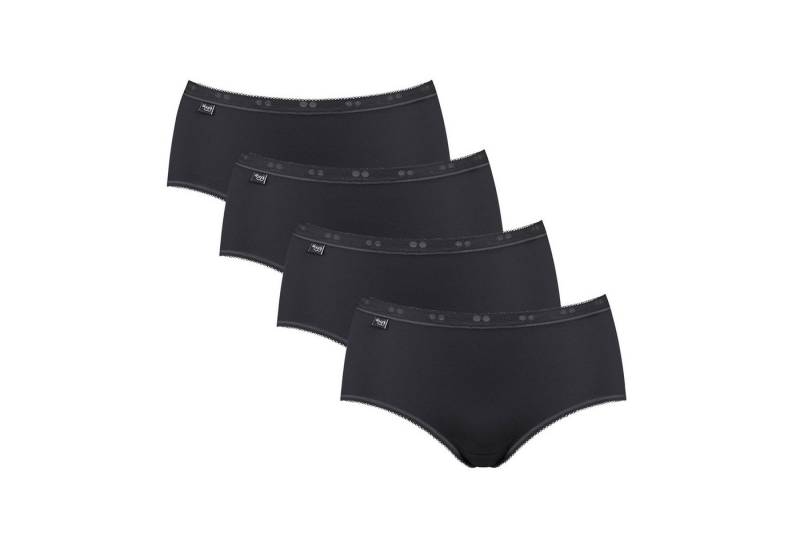 sloggi Slip Damen Slip 4er Pack Baumwolle Basic+ Midi 4P (Packung, 4er Pack) von sloggi