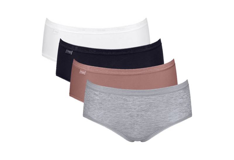 sloggi Slip Damen Slip 4er Pack Baumwollmischung (Packung, 4er Pack) von sloggi