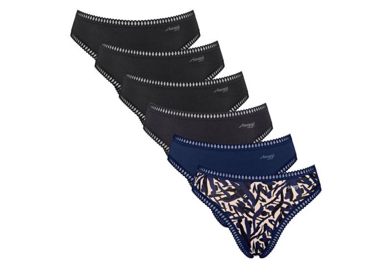 sloggi Slip Damen Slip 6er Pack Baumwolle (Packung, 6er Pack) von sloggi