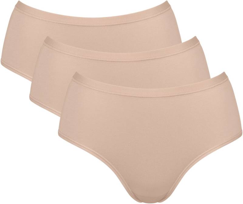 sloggi Midislip GO Daily Cotton (3er Pack) Glanz-Effekt Details, weich, Baumwollmix, bequem, elastisch von sloggi