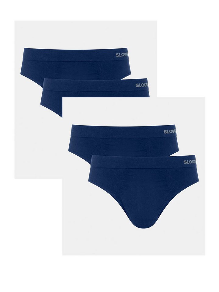 sloggi Slip GO Smooth Brief (4-St) Männer klassisch geschnittene von sloggi