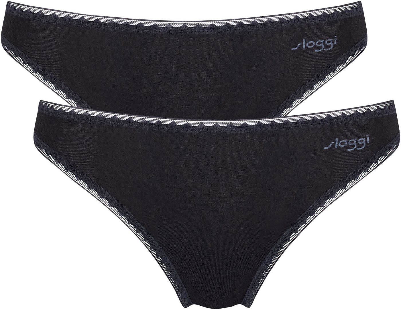 sloggi Slip GO Tai C2P (2er Pack) zarte Spitzendetails von sloggi