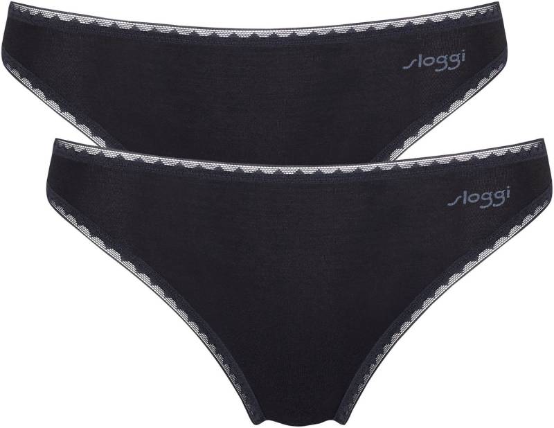 sloggi Slip GO Tai C2P (2er Pack) zarte Spitzendetails von sloggi