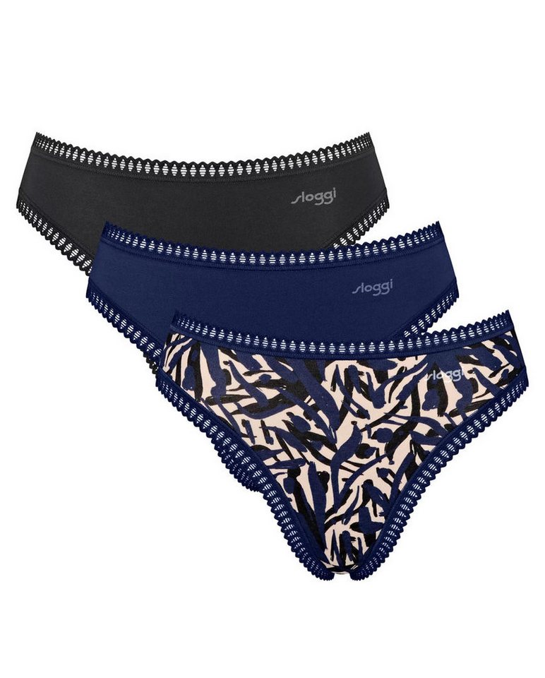 sloggi Slip Go Crush High Leg (9er Vorteilspack) Aus superweicher Bio-Baumwolle von sloggi