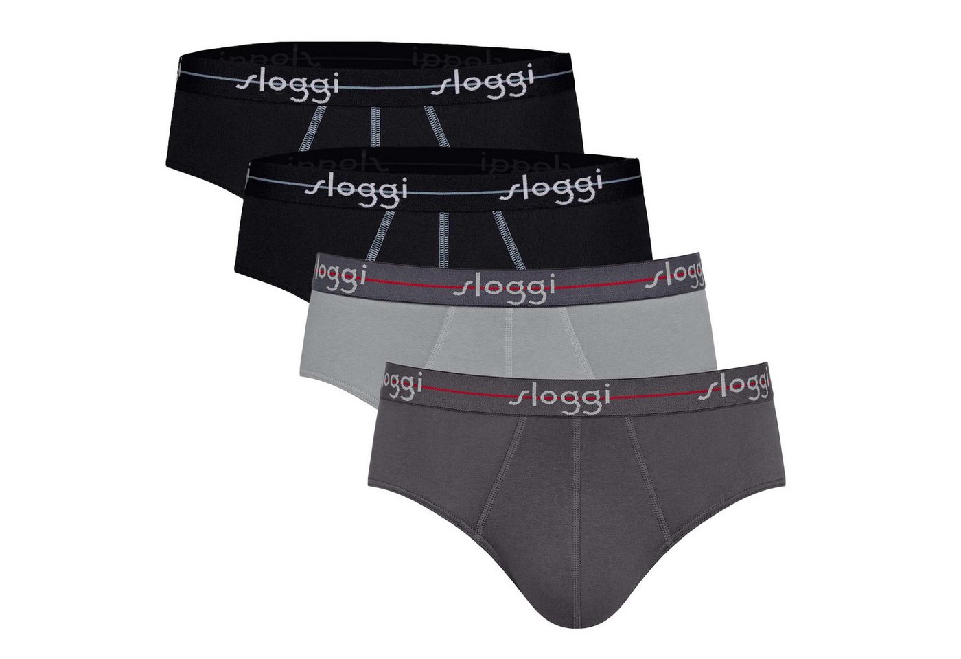 sloggi Slip Herren Slip 4er Pack Baumwollmischung (Packung, 4er Pack) von sloggi