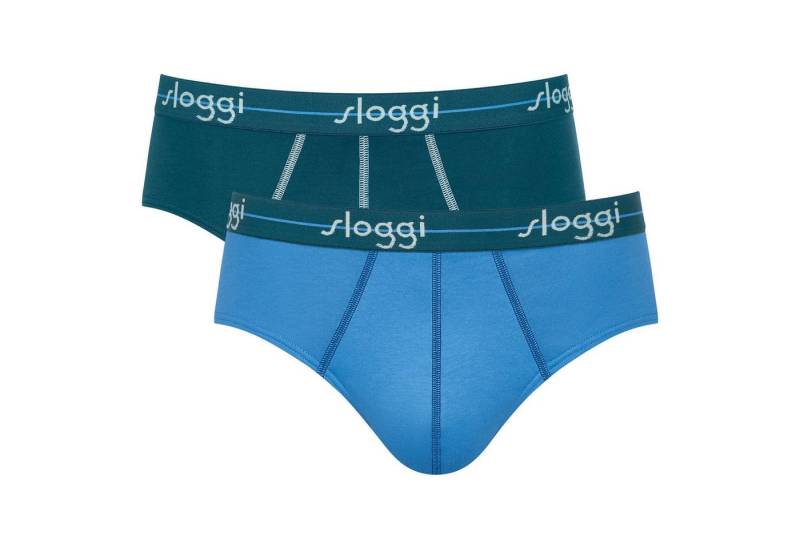 sloggi Slip Herren Slip 2er Pack Baumwollmischung (Packung, 2er Pack) von sloggi