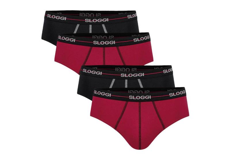 sloggi Slip Herren Slip 4er Pack Baumwollmischung (Packung, 4er Pack) von sloggi