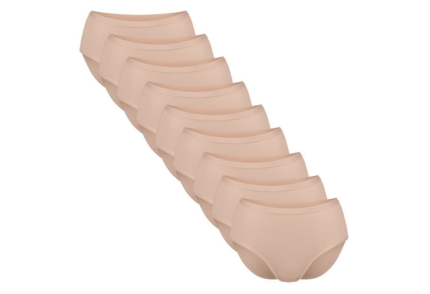 sloggi Slip Midi Slip GO Daily Cotton (Sparpack, 3-St) Baumwoll-Stretch, Jersey, weich von sloggi