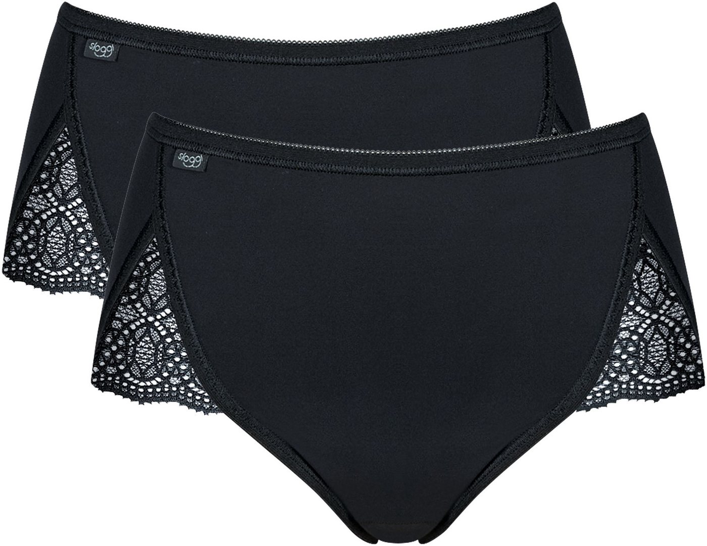 sloggi Slip Pure Sense Luxe Maxi C2P (2er Pack) Spitzendetails von sloggi
