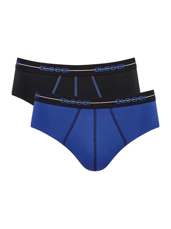 sloggi Slip Start Midi (2-St) unterhose unterwäsche basic von sloggi