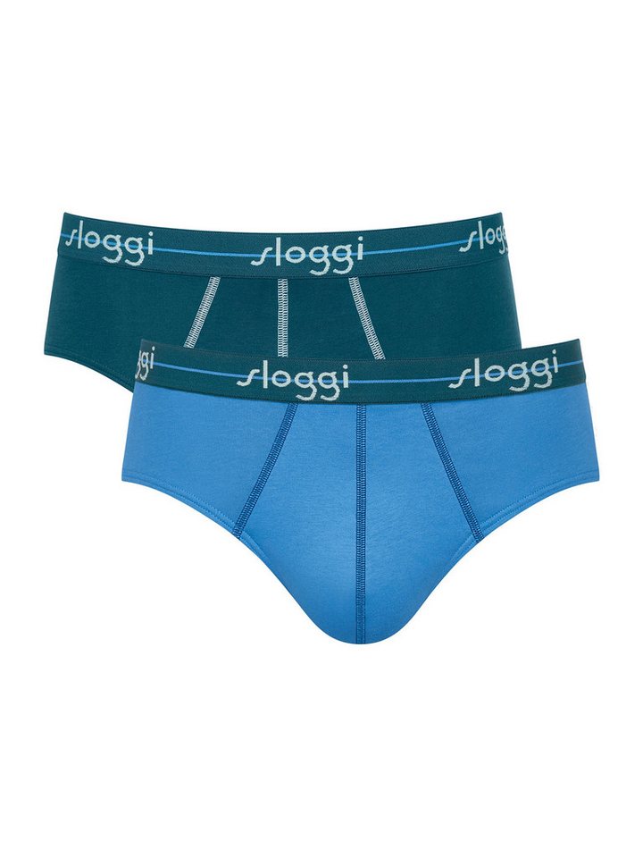sloggi Slip Start Midi (2-St) unterhose unterwäsche basic von sloggi