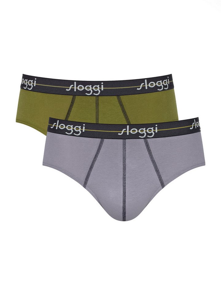 sloggi Slip Start Midi (2-St) unterhose unterwäsche basic von sloggi