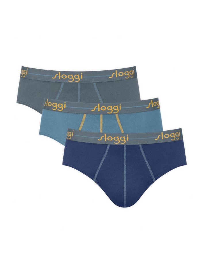 sloggi Slip Start Midi (3-St) unterhose unterwäsche basic von sloggi