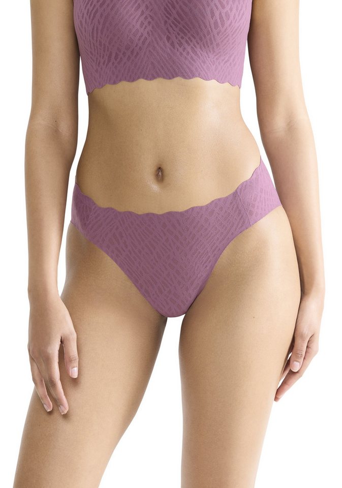 sloggi Slip ZERO Feel Bliss unsichtbar, Stretch-Spitze, hoher Beinausschnitt, Freecut-Kanten von sloggi