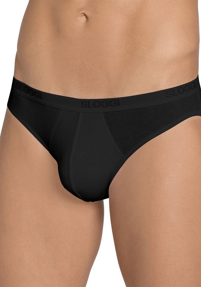 sloggi Slip men Basic Mini 2P (2er Pack) Mit elastischem Logobund von sloggi