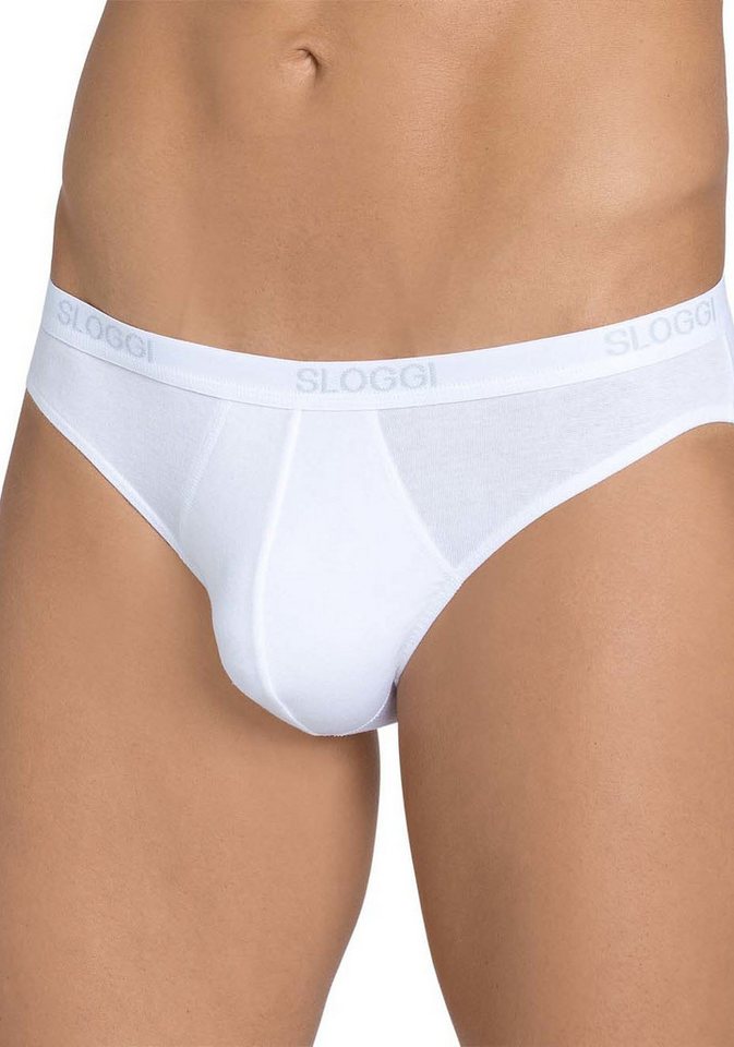 sloggi Slip men Basic Mini 2P (2er Pack) Mit elastischem Logobund von sloggi
