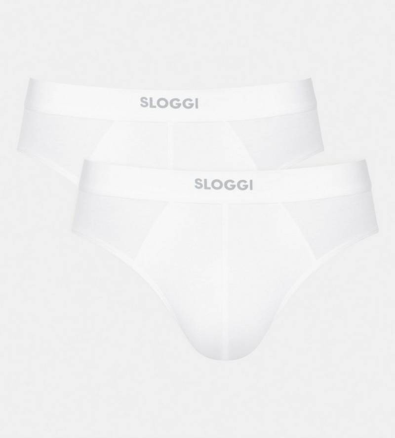 sloggi Slip Men EVER Ease (2-St) temperaturausgleichend, schnelltrocknend, atmungsaktiv, ohne Eingriff von sloggi