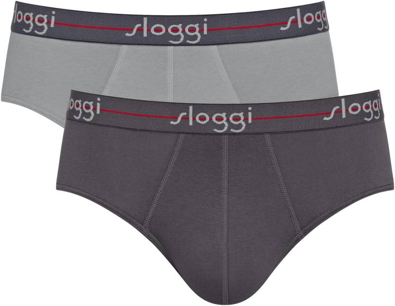 sloggi Slip men Start Midi C2P box (2er Pack) sportlicher Schnitt, weicher Bund von sloggi