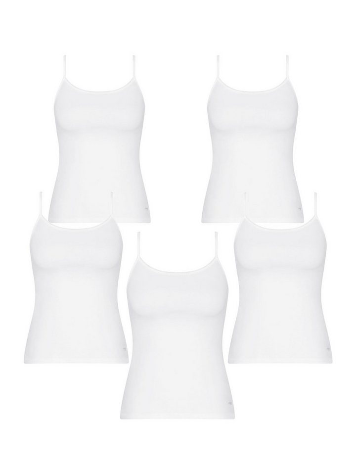 sloggi Spaghettitop Pure Comfort (5-tlg) Frauen Ärmelloses Shirt von sloggi
