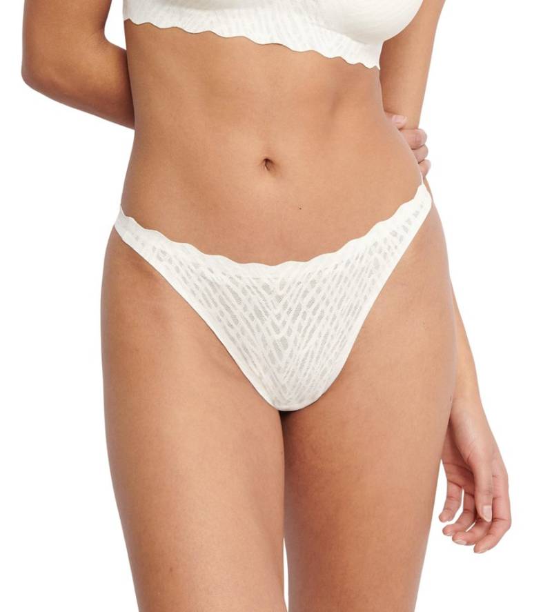 sloggi String ZERO Feel Bliss unsichtbar mit Spitzenoptik von sloggi