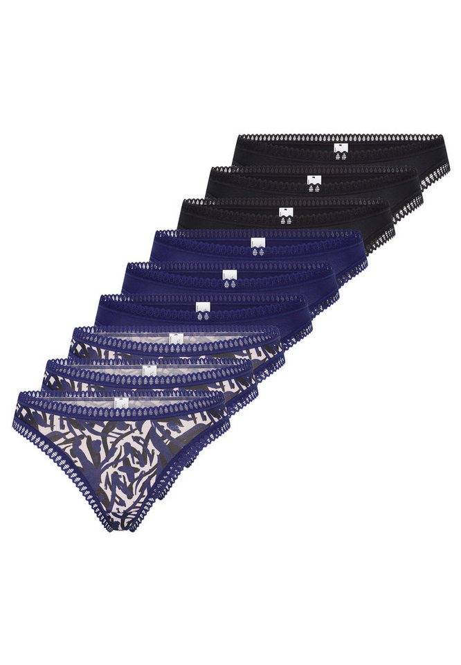 sloggi T-String 9er Pack GO Crush String - Baumwolle - Atmungsaktiv - Komfortabel und atmungsaktiv von sloggi