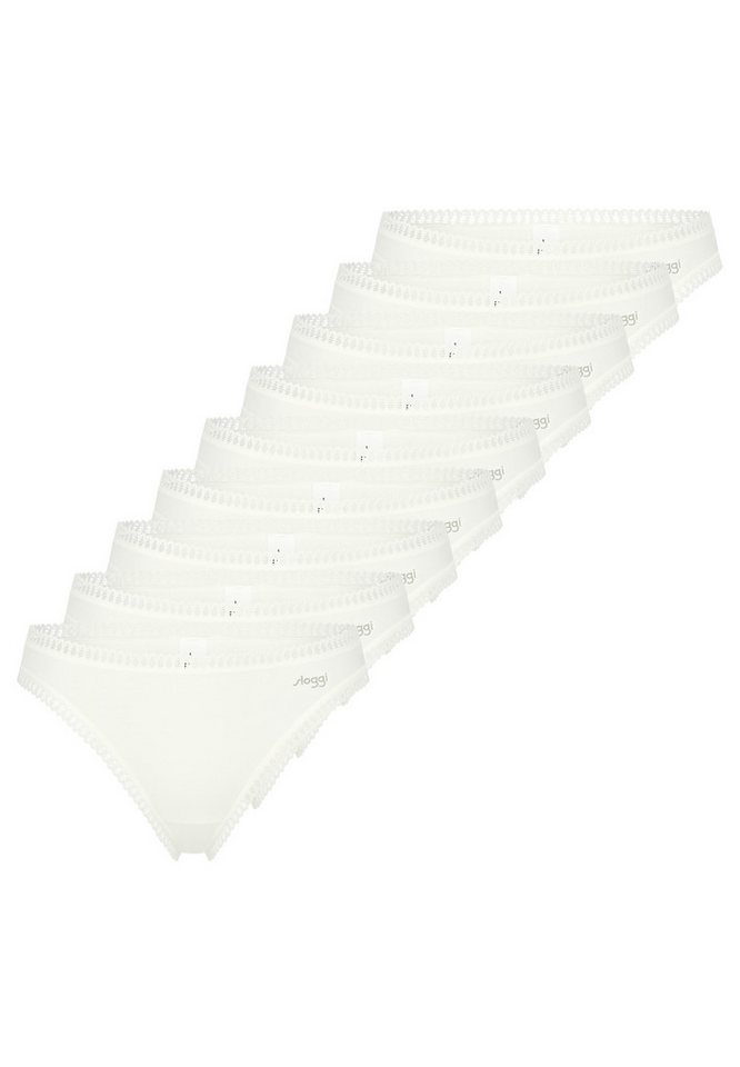 sloggi T-String 9er Pack GO Crush String - Baumwolle - Atmungsaktiv - Komfortabel und atmungsaktiv von sloggi