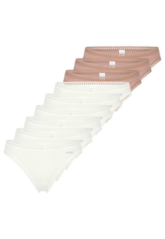 sloggi T-String 9er Pack GO Crush (Spar-Set, 9-St) String - Baumwolle - Komfortabel und atmungsaktiv von sloggi