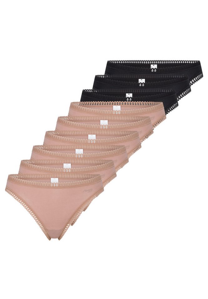 sloggi T-String 9er Pack GO Crush (Spar-Set, 9-St) String - Baumwolle - Komfortabel und atmungsaktiv von sloggi