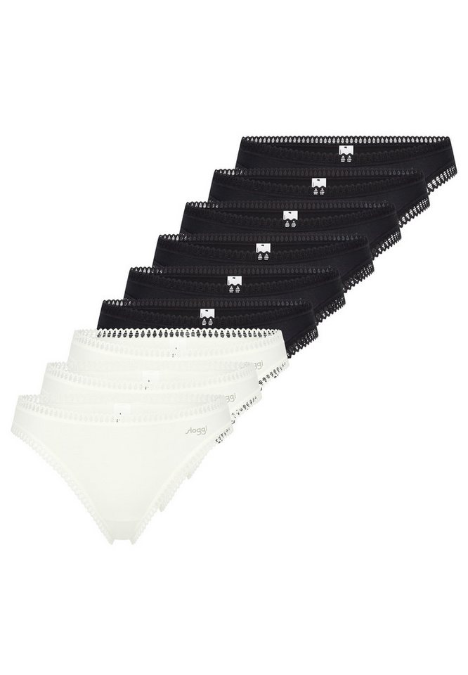 sloggi T-String 9er Pack GO Crush String - Baumwolle - Komfortabel und atmungsaktiv von sloggi