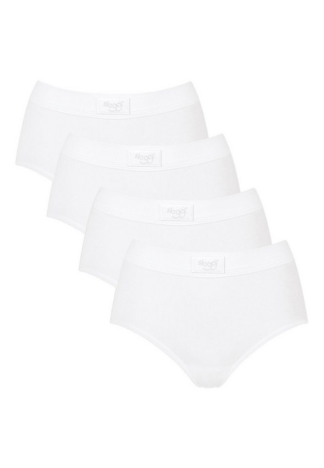 sloggi Tai-Slip 4er Pack Double Comfort (Spar-Set, 4-St) Maxi Slip - Baumwolle - Wärmend - Perfekter Sitz, Mit feinen Details von sloggi