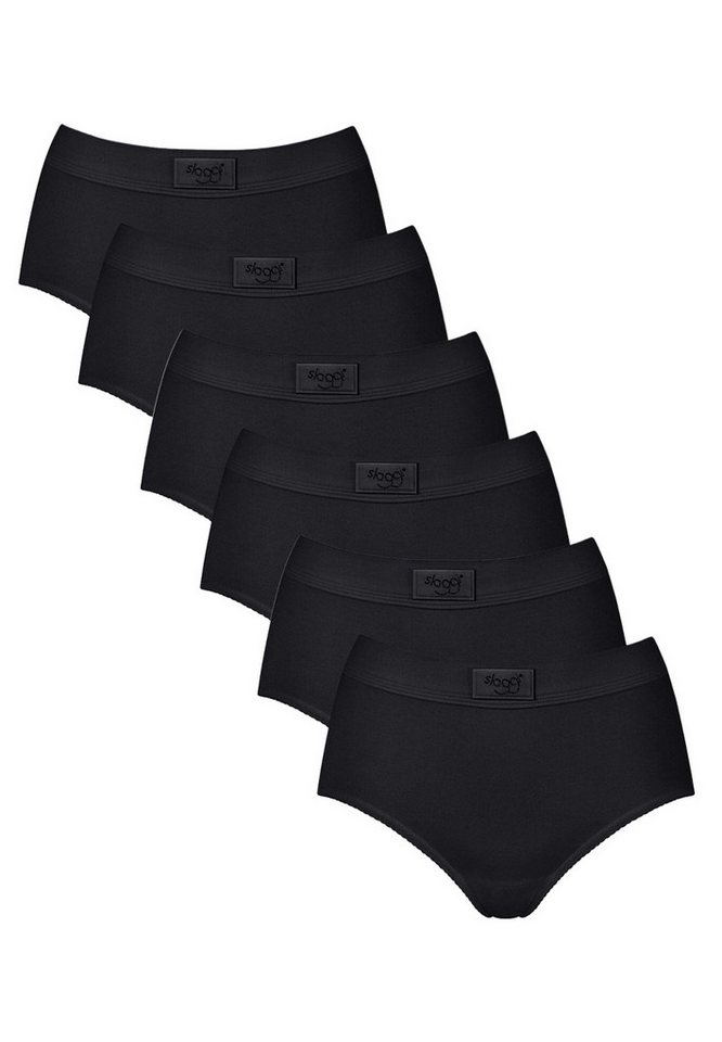 sloggi Tai-Slip 6er Pack Double Comfort (Spar-Set, 6-St) Maxi Slip - Baumwolle - Atmungsaktiv - Perfekter Sitz von sloggi