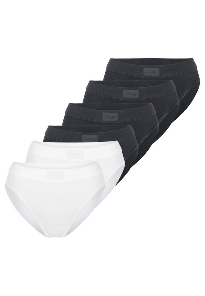 sloggi Tai-Slip 6er Pack Double Comfort T (Spar-Set, 6-St) Tai Slip - Baumwolle - Atmungsaktiv von sloggi