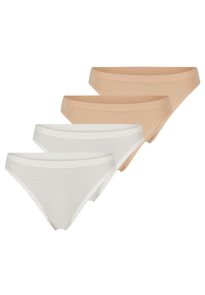 sloggi Tanga 4er Pack GO Sense (Spar-Set, 4-St) Tanga - Blickdicht - Tanga im modernen puristischen Design von sloggi