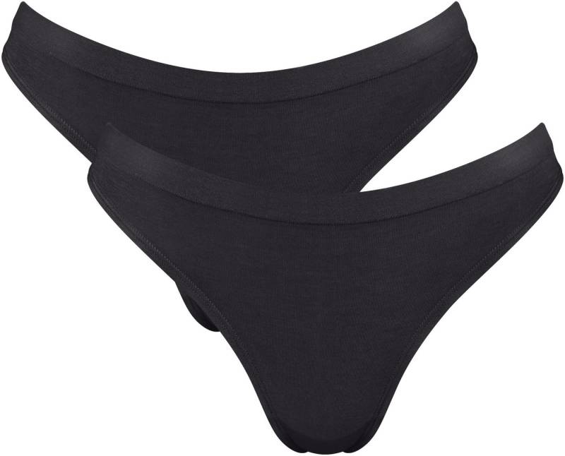 sloggi Tanga GO Sense (2er Pack) Modalmix, nahtlos, flacher Saum, elastisch, weich von sloggi