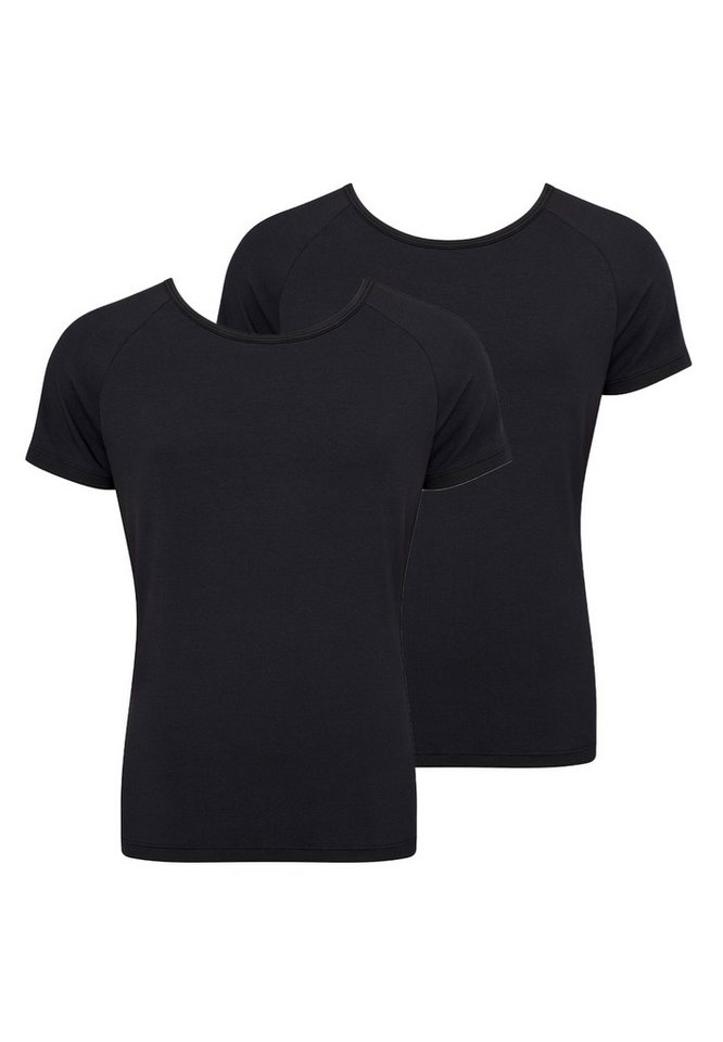 sloggi Unterhemd 2er Pack Ever Soft (Spar-Set, 2-St) Unterhemd / Shirt Kurzarm - Unterhemd mit kurzen Ärmeln von sloggi
