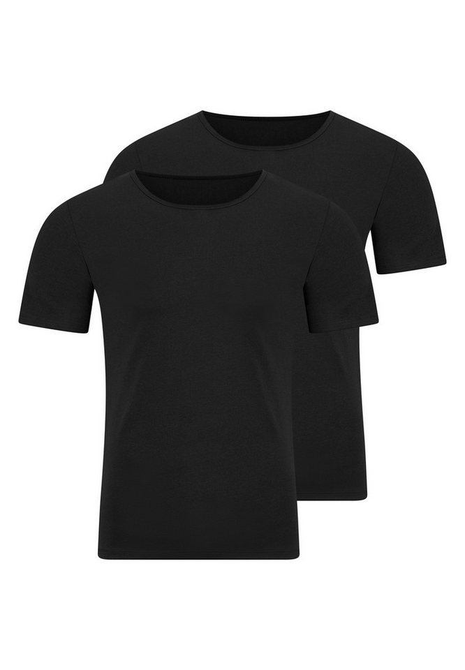 sloggi Unterhemd 2er Pack men EVER Ease (Spar-Set, 2-St) Unterhemd / Shirt Kurzarm - Baumwolle - Atmungsaktiv von sloggi