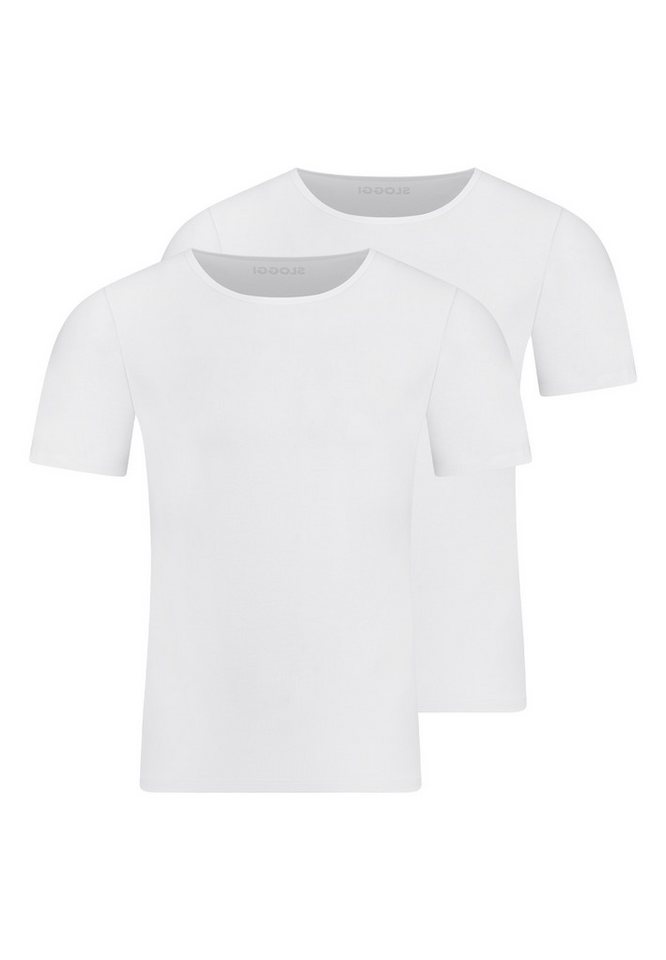 sloggi Unterhemd 2er Pack men EVER Ease (Spar-Set, 2-St) Unterhemd / Shirt Kurzarm - Baumwolle - Atmungsaktiv von sloggi