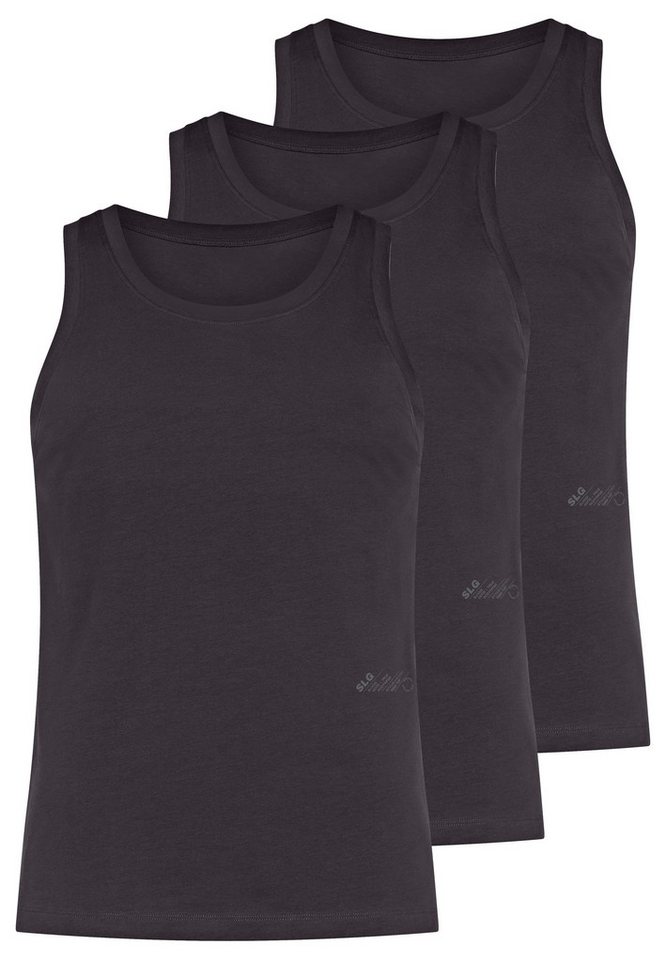 sloggi Unterhemd 3er Pack SLG Base (Spar-Set, 3-St) Unterhemd / Tanktop - Baumwolle - Atmungsaktiv von sloggi