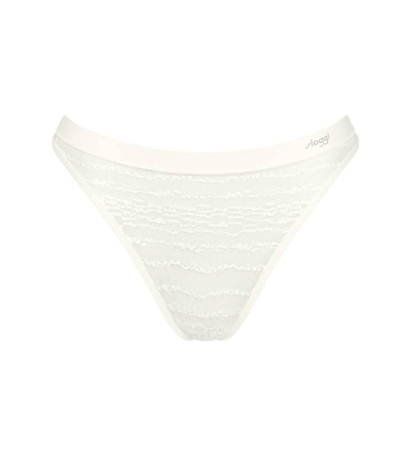 sloggi - sloggi FREE Evolve String Lace silk white - Gr. - 02 von sloggi