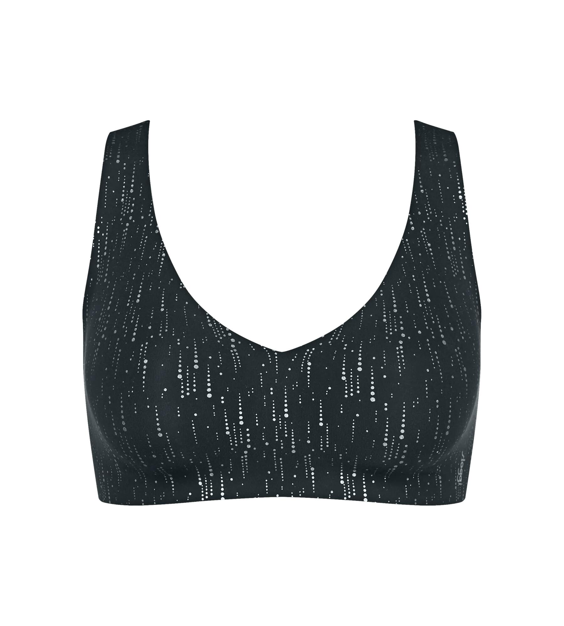 sloggi - sloggi ZERO Feel 2.0 Festive Bralette schwarz - Gr. - S von sloggi