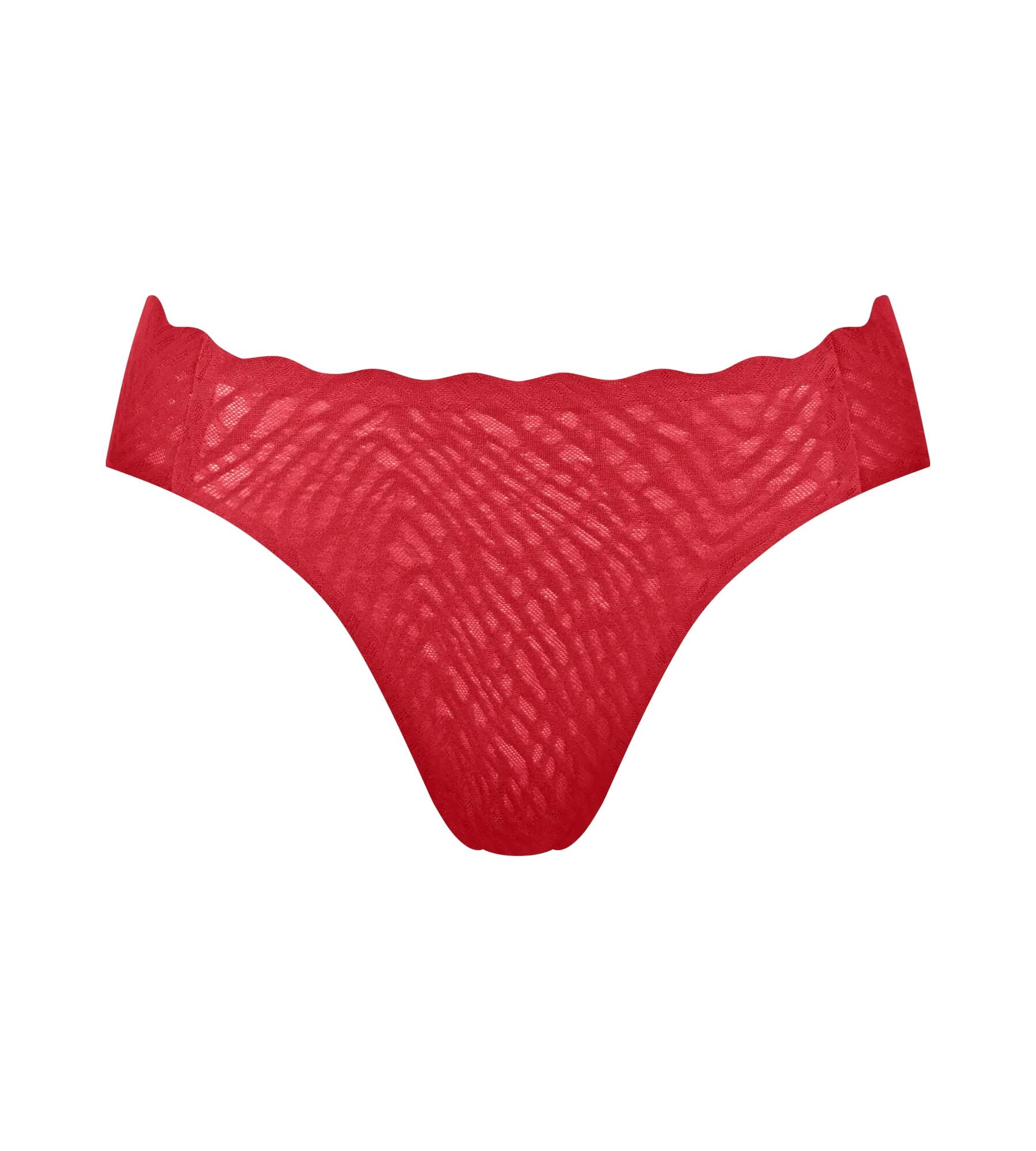 sloggi - sloggi ZERO Feel Bliss Festive High leg shanghai red - Gr. - S von sloggi