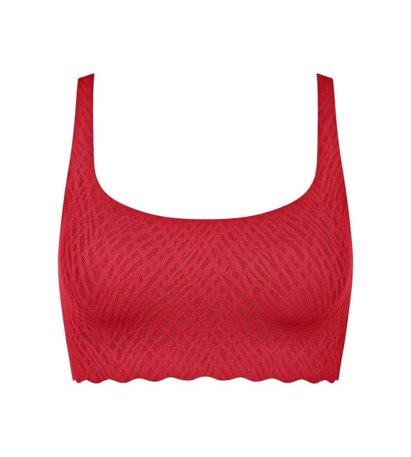 sloggi - sloggi ZERO Feel Bliss Festive Top shanghai red - Gr. - XL von sloggi