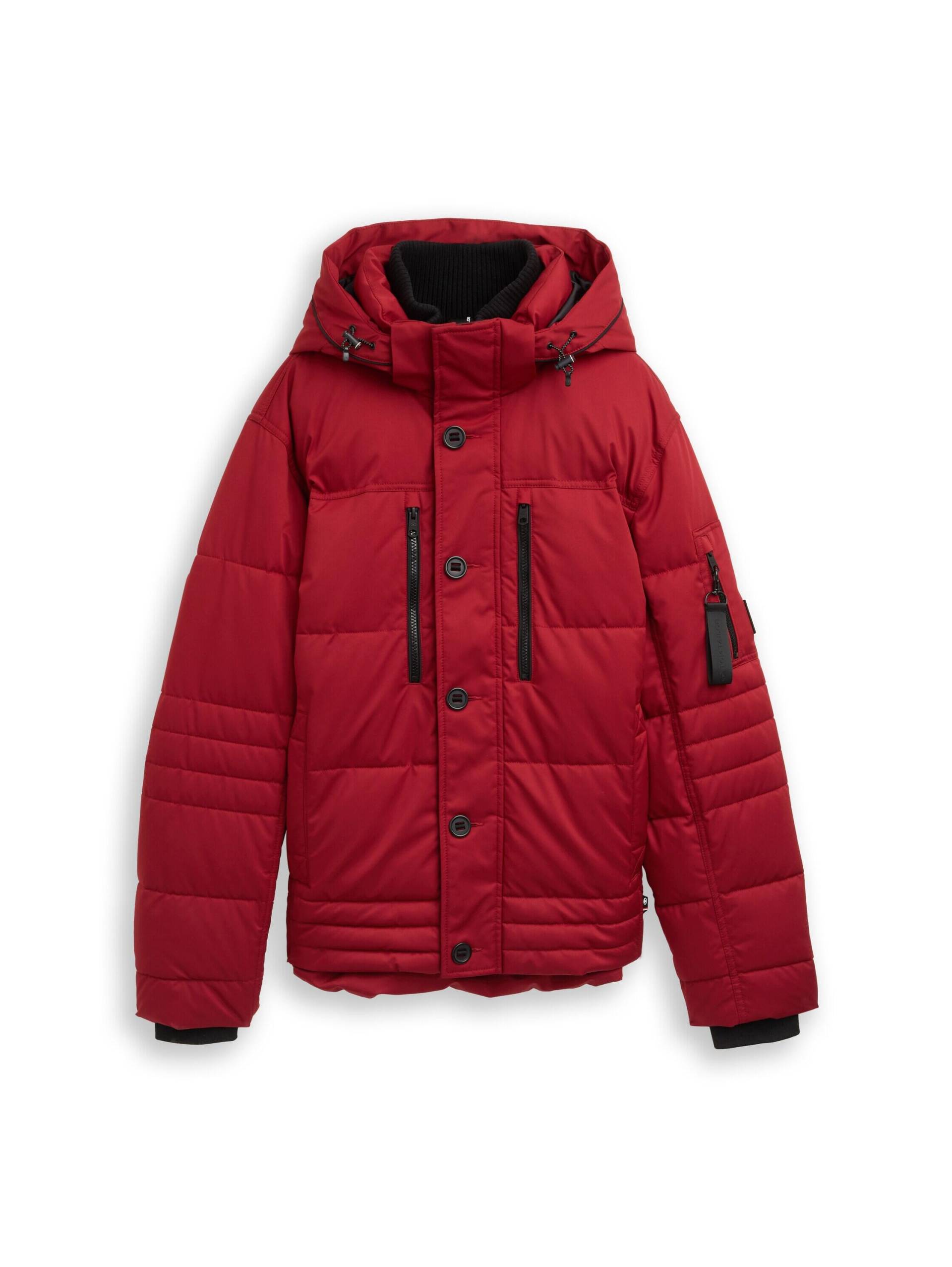 Tom Tailor - Puffer-Jacke mit abnehmbarer Kapuze coach red - Gr. - XXL von Tom Tailor